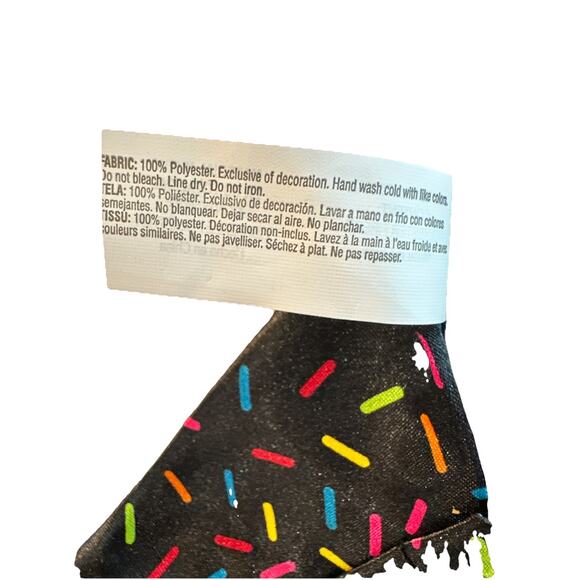 Its My Birthday Mens Necktie Black Polyester Confetti Party Celebration - Picture 5 of 5